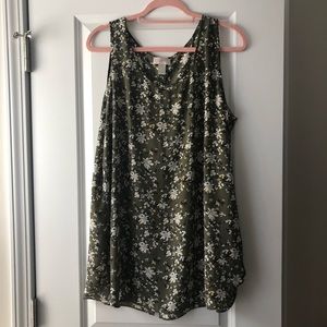 Elegant LOFT Floral Blouse